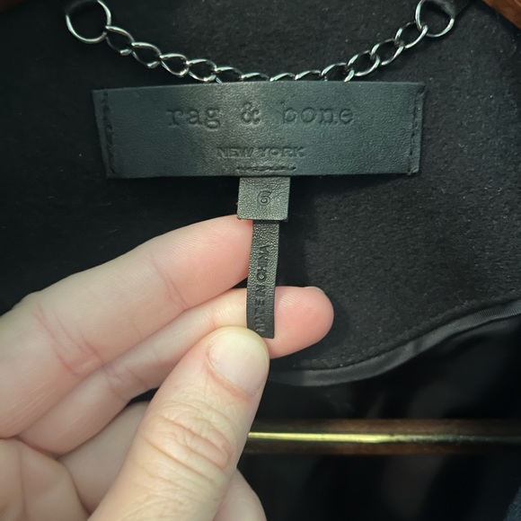 Rag & Bone March Military Virgin Wool Crop Jacket - Picture 5 of 14